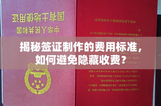 良庆揭秘签证制作的费用标准，如何避免隐藏收费？