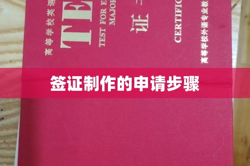 良庆签证制作的申请步骤