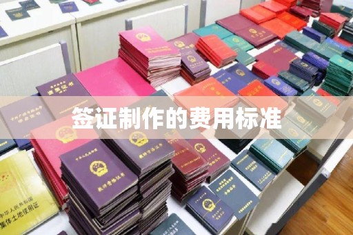 良庆签证制作的费用标准