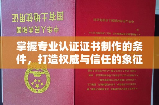 良庆掌握专业认证证书制作的条件，打造权威与信任的象征